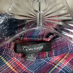 Timing  Red/Blue Plaid Button Up Flannel Shirt size L Photo 1