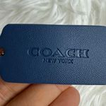 Coach 2"  Blue Fob Bag Charm Hang tag Hangtag Photo 0