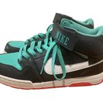 Nike High Top Sneakers Black Teal White Pink Youth Size 4Y Women’s Size 5.5 Photo 0