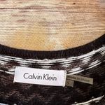 Calvin Klein Dress Women’s Size Small Chevron Stripe Knit Sweater Sleeveless Photo 3