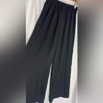 H&M Black Wide-Leg Trousers elegant effortless pull on Pants
Size 2 NWT Photo 6