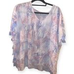 Surf Gypsy  Tie Dye Printed Tassel Cover Up Photo 0
