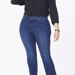 NYDJ Marilyn Straight Jeans Plus Size 20W Indigo Dark Wash High Rise Stretch Photo 0