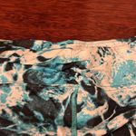 Calvin Klein | Cropped Yoga Pants Patterned XS Turquoise Black Blue Photo 4