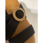 Italian Shoemakers  Wedge Sandals Blue Strap Size 7 M Made in Italy Photo 5