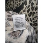 CACHE Women’s Animal Print Cutout Shimmer Size M Rayon Spandex Blend Sweater Size M Photo 8