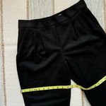 Aritzia Babaton Black Faux Suede High Rise Tapered Leg Pull-On Pants Women’s 6 Photo 8