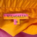 NEW Vilagallo Mandarin Tiered Maxi Dress V Photo 3