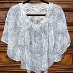 Freebird Snakeskin Print Sheer V Photo 0