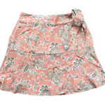 Paper Crane  Paisley Skirt Women's Small Peach, Neutral Lined Tie‎ Elastic Waist Photo 0