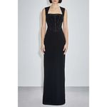ET OCHS The Sienna Corset Evening Gown Black Womens Size 4 Photo 1
