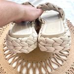 Vince Ivory Flax Pompei Braided Leather Resort Platform Sandals Size 8 Photo 6