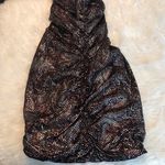 EXPRESS strapless metallic bodycon party dress with side ruching small Eras Tour Photo 9