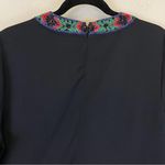 Ralph Lauren Lauren  Beaded Crewneck Long Sleeve Blouse Size‎ Large Photo 9