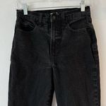 Old Navy  Black Jack High Waisted Boyfriend Jeans Straight Leg Size 2 Photo 2