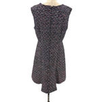 J.Crew A-line Dress in Confetti Tweed Navy Blue Pink Size 12 Photo 7