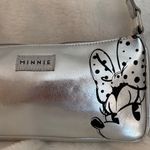 Danielle Nicole  Disney Minnie Mouse Silver Metallic Shoulder Bag Purse Photo 1
