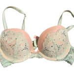 Victoria's Secret Victoria’s Secret Size 32B Dream‎ Angels Push Up Bra Rhinestone Crystal Bling Photo 0