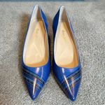 Women’s Reindee Lusion Blue Kitty Heel Pointed Toe Shoes Denim Look Size 11 NEW Photo 2