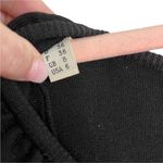 Moschino  Black Virgin Wool Front Knot Mini Sweater Dress Photo 5