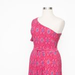 Ralph Lauren Lauren . Geo-Print Jersey One-Shoulder Dress. Photo 7
