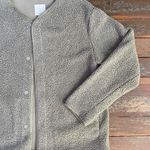 Joie  Minimal Snap Front Cozy Collarless Teddy Sherpa Sweater Jacket - Sz S 💛🎀 Photo 8
