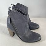 Charles David  Leather‎ Zipper Ankle Booties in Grey Size 5.5 Photo 1