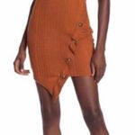 Bailey blue  Terracotta Knit Puff Sleeve Dress Photo 0