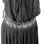 No Boundaries NWT Black Maxi Dress with Crochet Detailing - Summer Goth Style - Size XL Photo 9