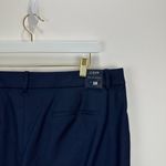 J.Crew Kallie Stretch Linen Blend Straight Leg Pant Navy Plus Size US 18 NWT Photo 6