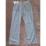 Kancan Women's High Rise‎ 90's Flare Jeans Light Wash Blue Denim Size 32 NWT Photo 4
