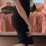 Michael Kors Michael by  Sz S black midi turtleneck knit dress. Photo 0