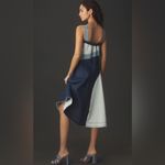 Anthropologie NEW  Pilcro Seamed Smocked Midi Dress Small Photo 11