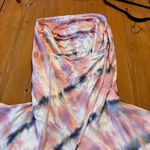 Young Fabulous and Broke womens Rassia tie dye pullover hoodie sweatshirt pink L Photo 2