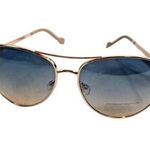 Jessica Simpson  Aviator Fashion Sunglasses Rose Gold Metal UV Absorptive u Photo 0