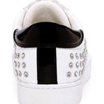 International concepts I.N.C Danelia Lace-Up White Bling Sneakers Shoes Photo 3