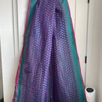 Pure Poly Cotton Jamdani Saree Without Blouse Indian Women's Designer Sari Multiple Size XL Photo 3
