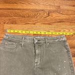 Mossimo Women’s 10 Paint Splatter Green White Stretchy High Rise Jegging Jeans Photo 1