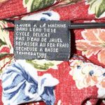 Liz Claiborne VTG ‎ Lizwear MED Hawaiian Floral Button Down Shirt 90s Retro Denim Photo 9