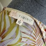 Timing Tropical Lace Trim Tie Front Shrug Photo 8