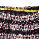 Bechamel Vintage MIDI Skirt Size 6 Navy Sailor Patriotic Military Pin Up Retro Photo 4