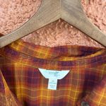 Terra & Sky Women's Sandalwood  Button Woven Top Plus Size 2X Orange Photo 6