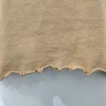 Cotton On  Ford Mustang Country Tan Brown Long Sleeve Lettuce Hem Crop Tee size M Photo 9