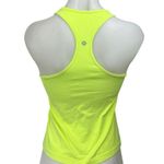 Lululemon Neon Green Racerback Sleeveless Yoga Workout Athletic Tank Top Size 4 Photo 1