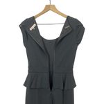 Rebecca Taylor  Peplum Sheath Dress - Black - 4 Photo 8