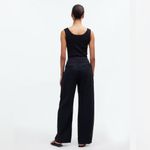 Madewell  Women’s Black Harlow Wide-Leg Pants NEW Size 8 Photo 1