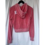 Sporty & Rich Health Ivy Velour Zipped Hoodie Pink Women’s Small Retro Sporty Photo 10