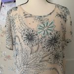 Premise  studio | cream colored floral print top Photo 4