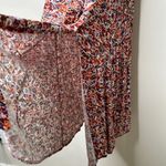 American Eagle  Multicolor Floral One Shoulder Belted Midi Dress XS Photo 4