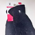 Spyder   Women's  Black Logo Cold Weather Fleece Gloves Small/Medium New With Tag Photo 2